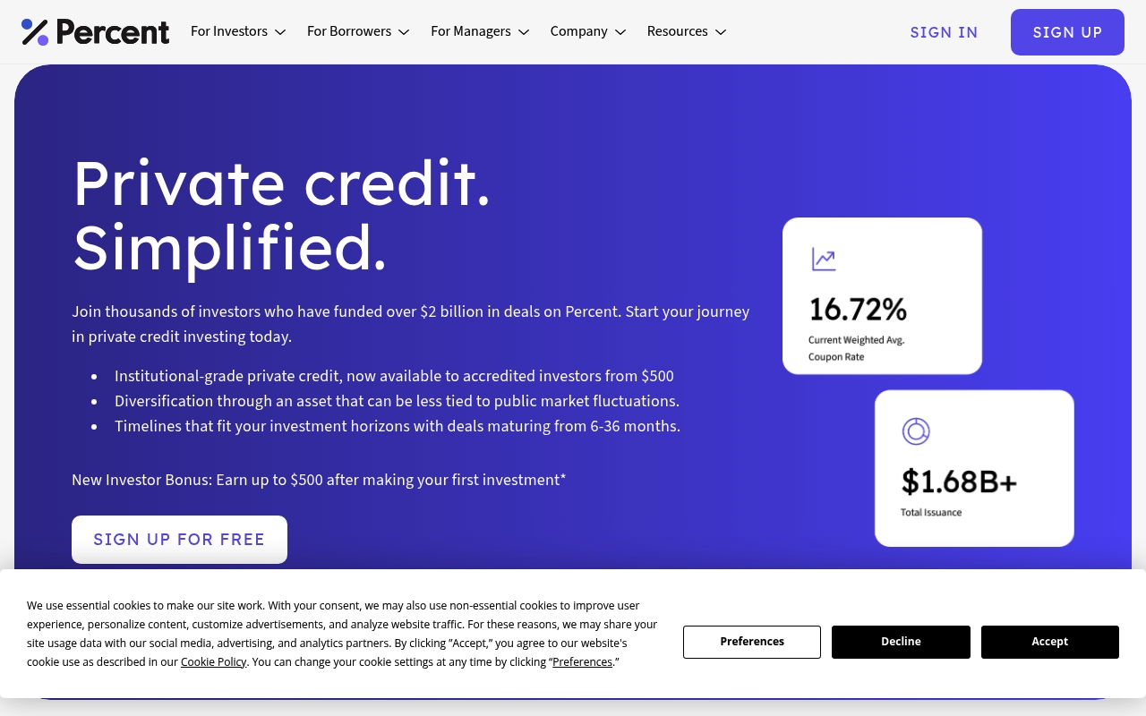 Percent website