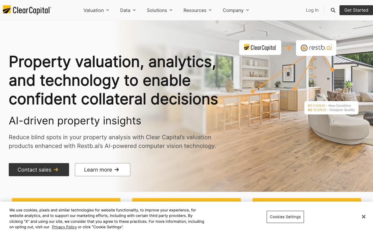 ClearCapital.com website