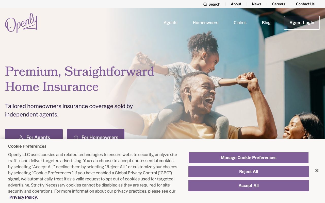 Openly website