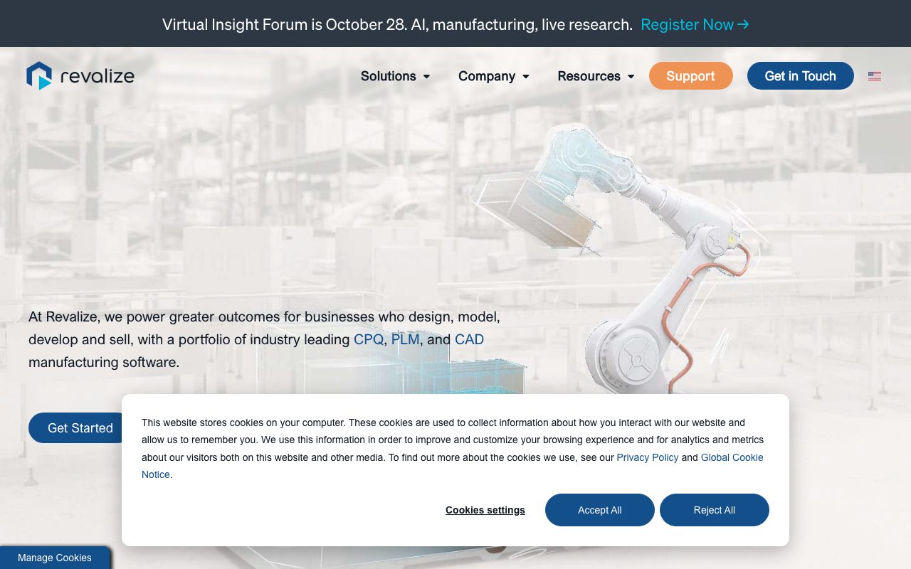 Revalize website