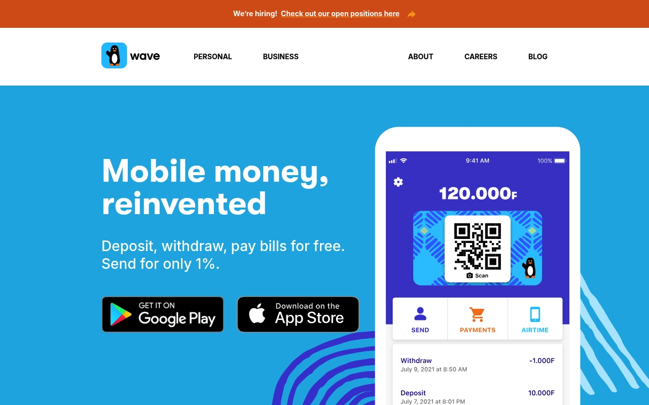 Wave website