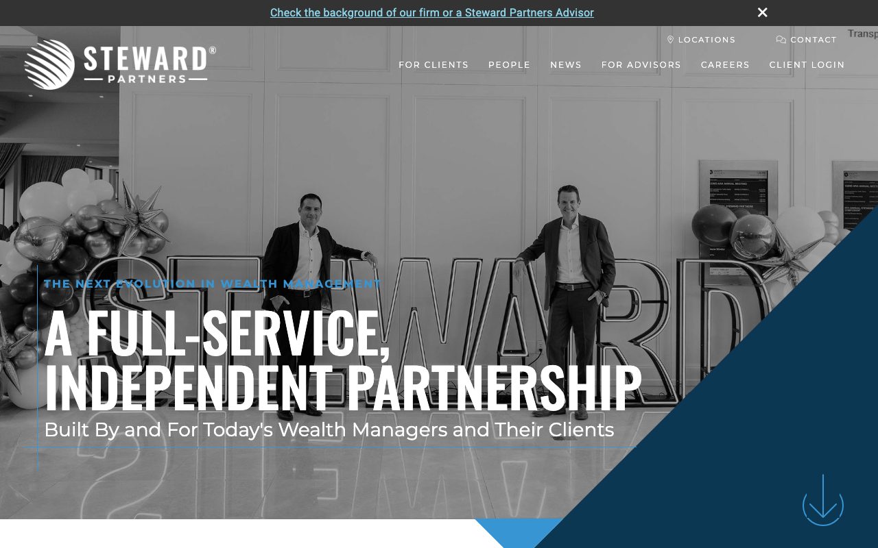 Steward Partners Global Advisory website