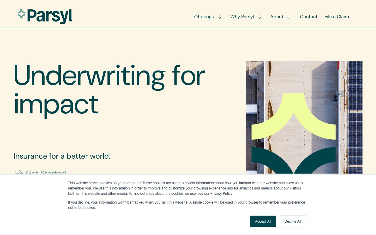 Parsyl website