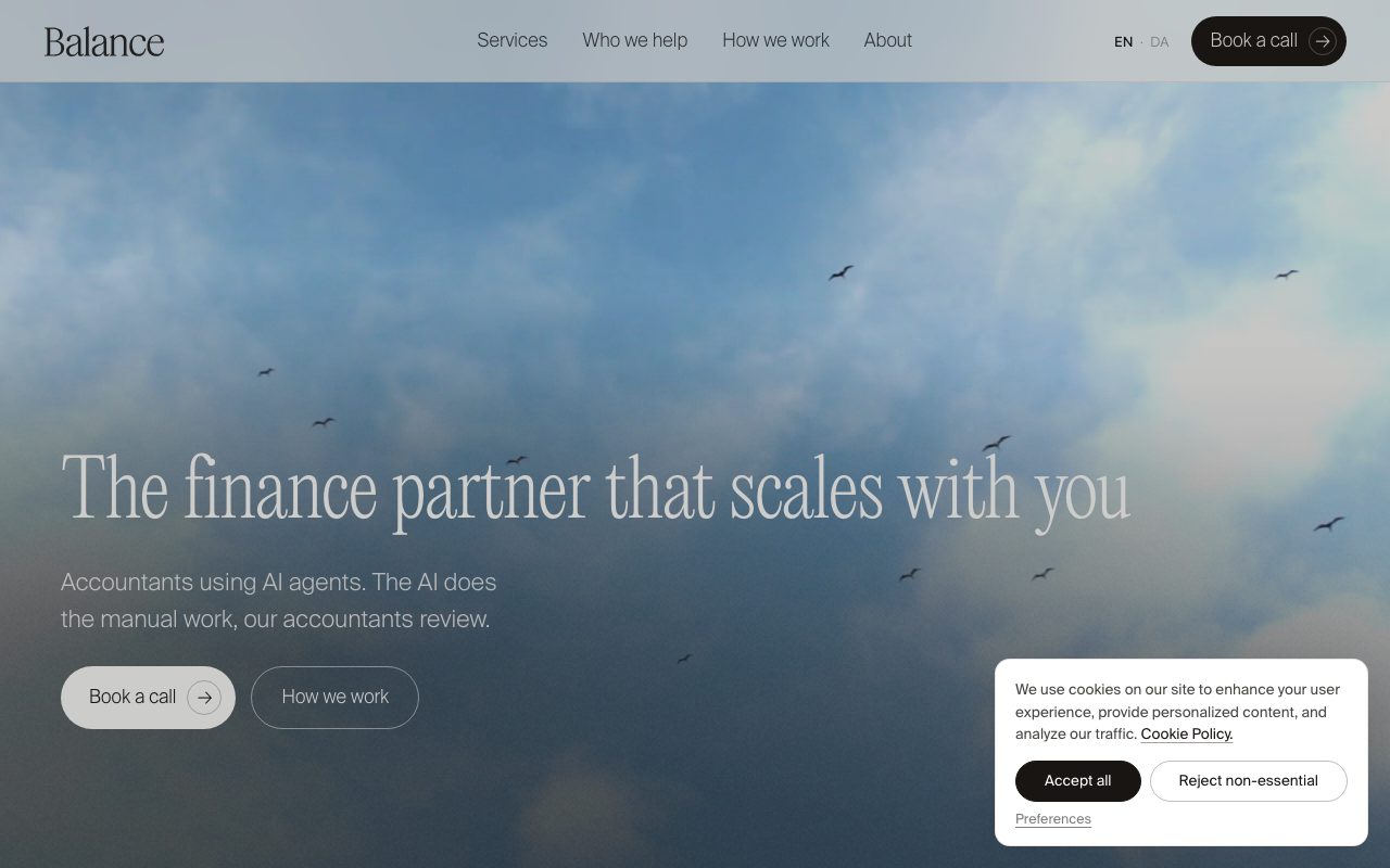 Balance website