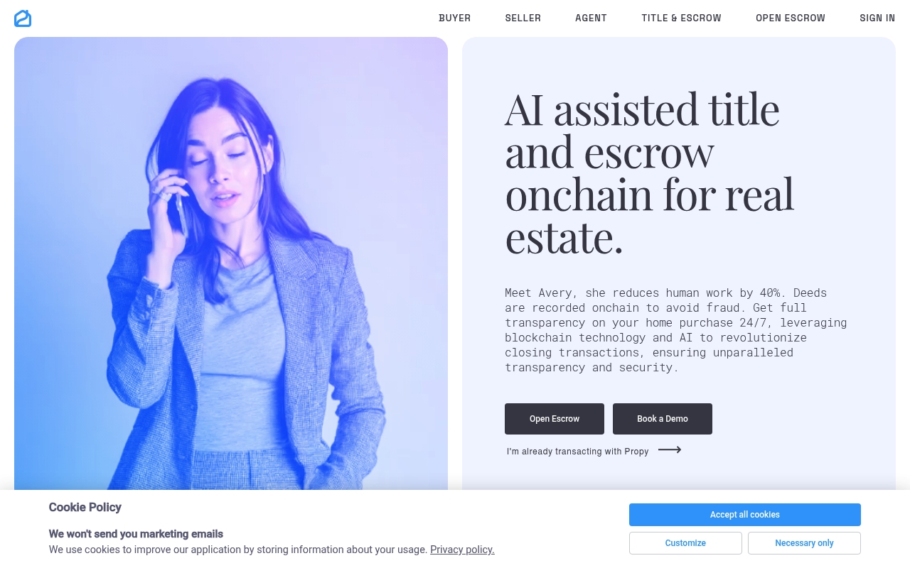 Propy website