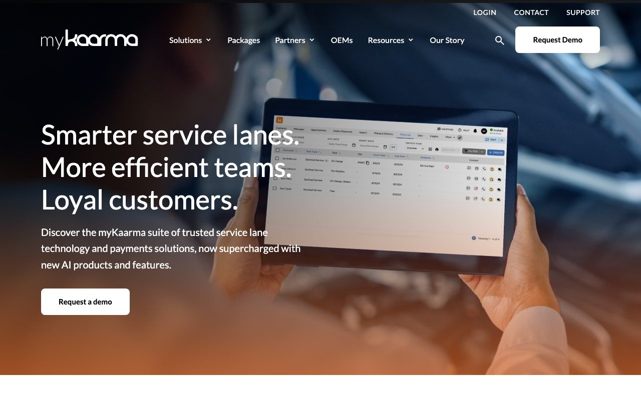 MyKaarma website
