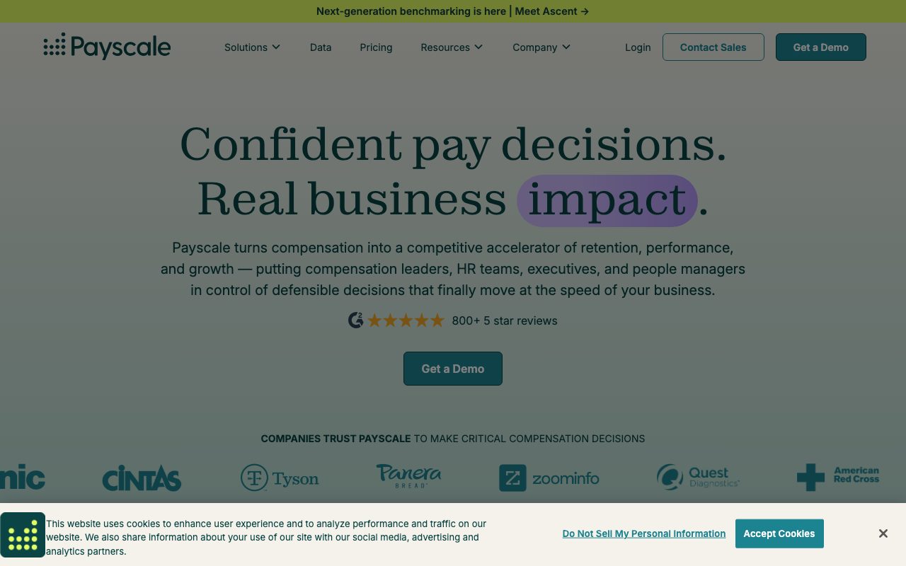 PayScale Inc website