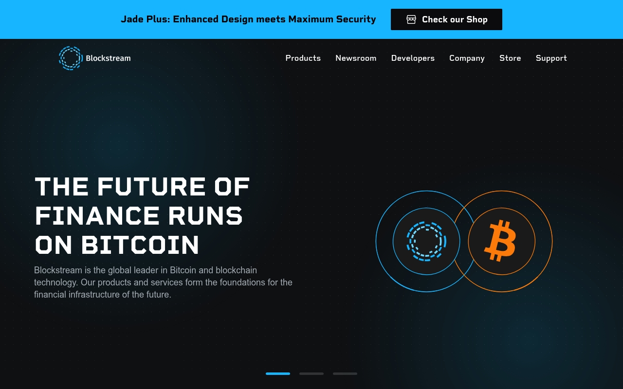 Blockstream website