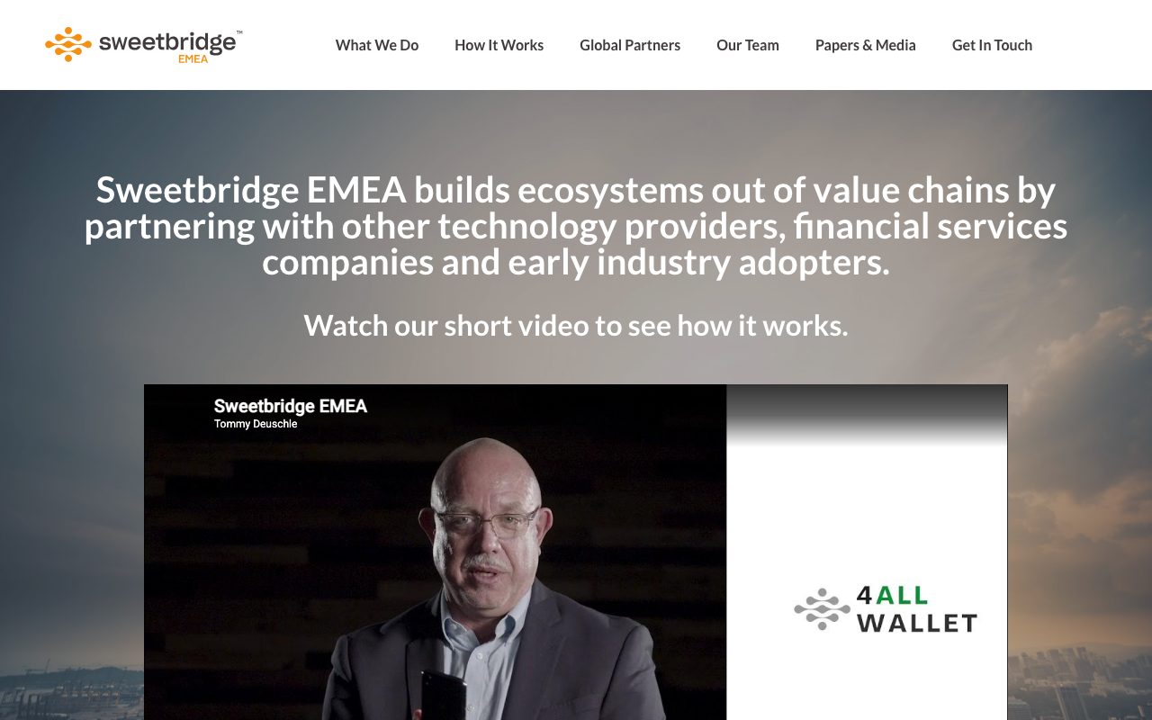 Sweetbridge website