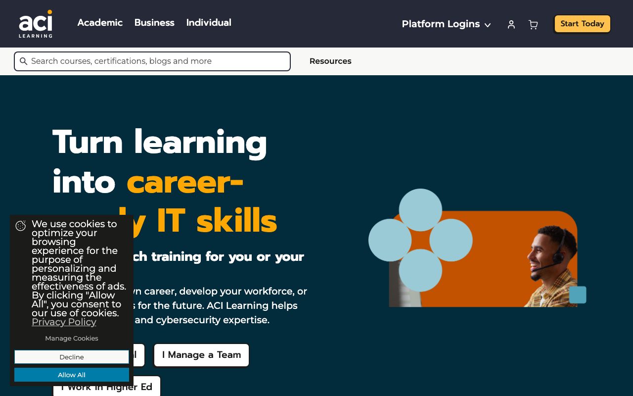 ACI Learning website