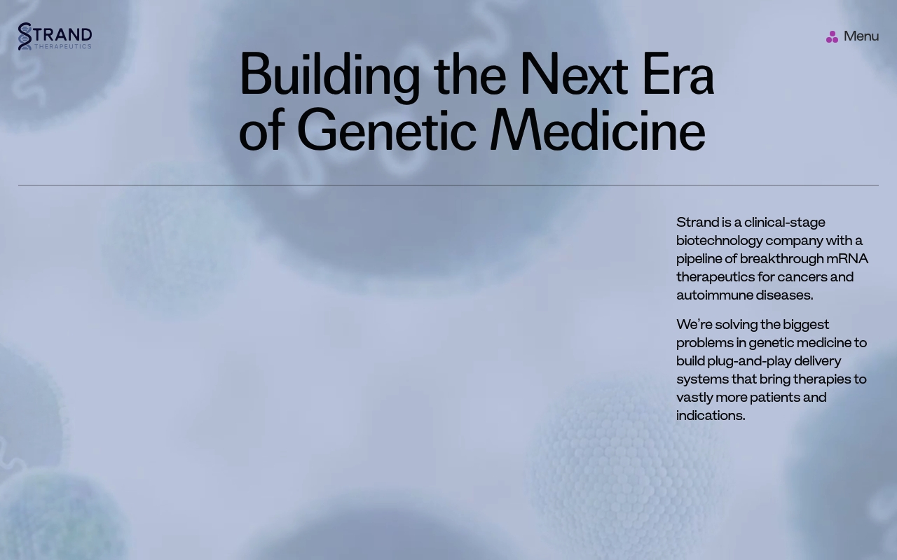 Strand Therapeutics website