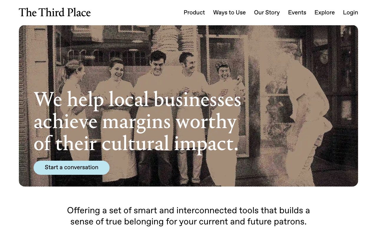 The Third Place website