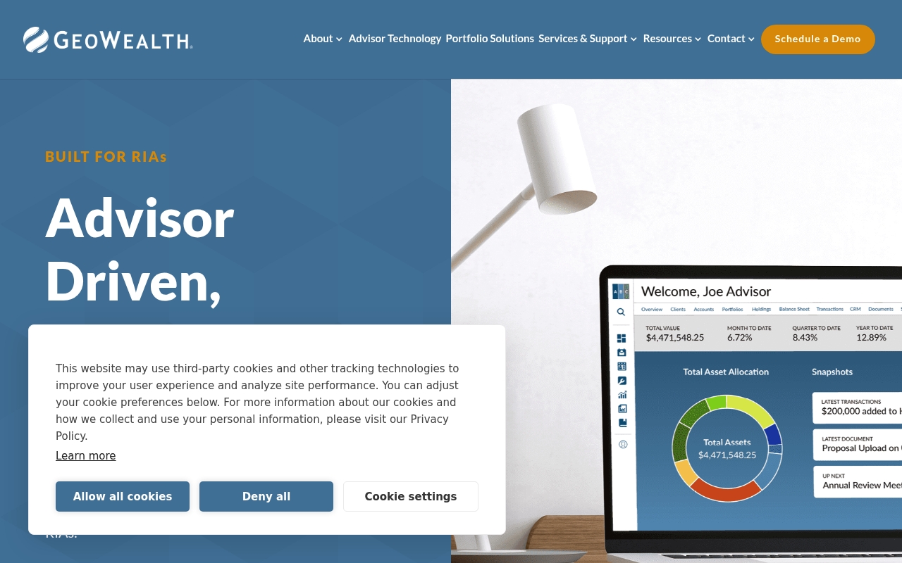 GeoWealth website