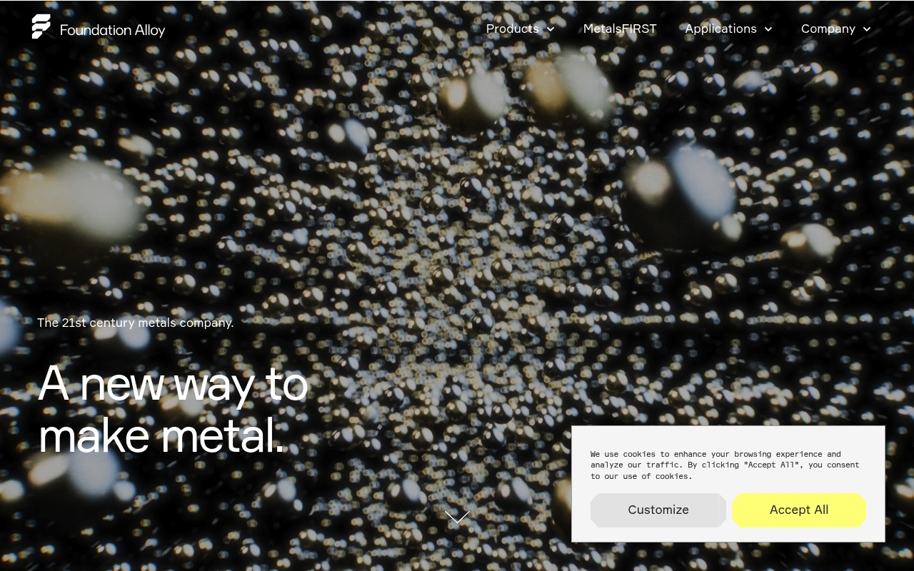 Foundation Alloy website