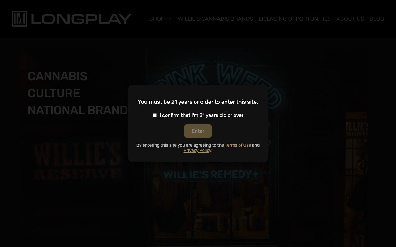Long Play website