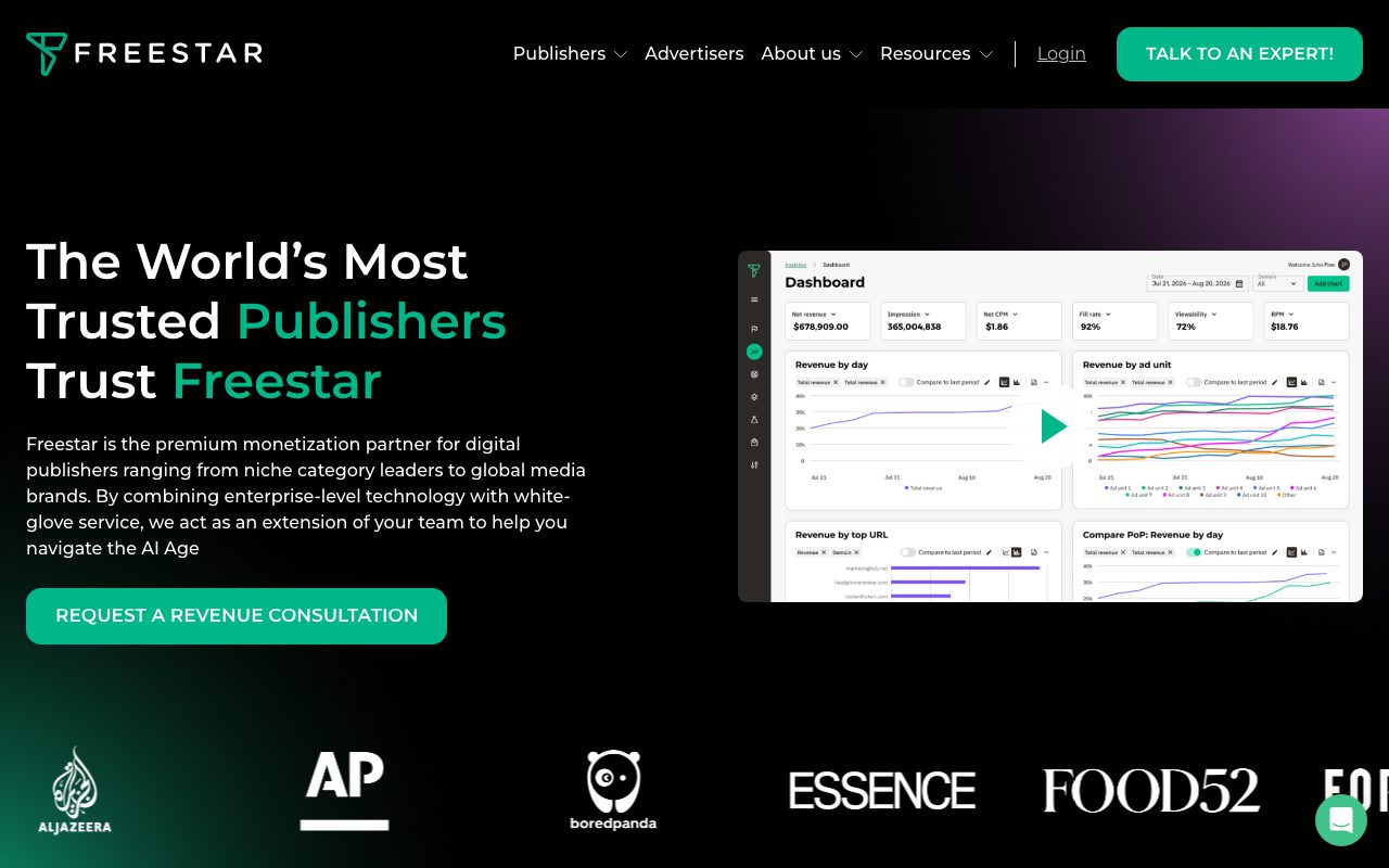 Freestar website