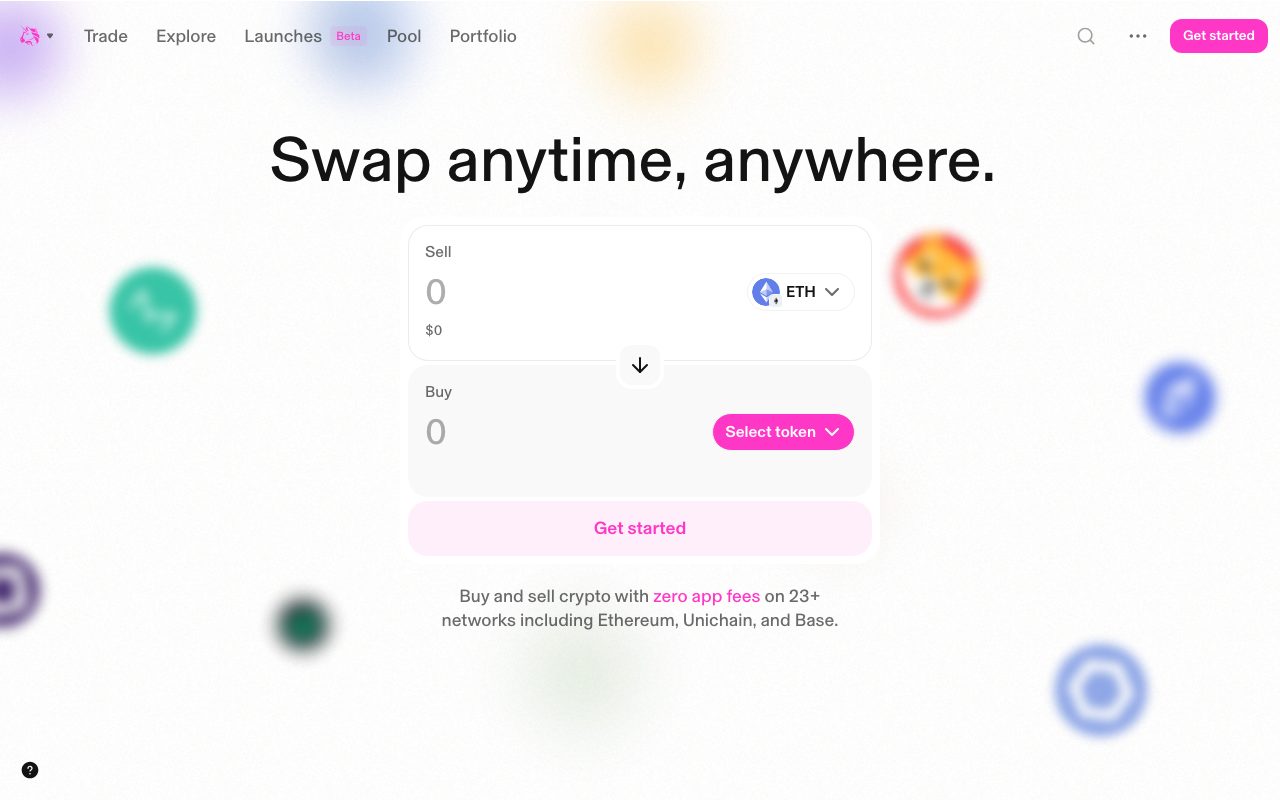 Uniswap Labs website