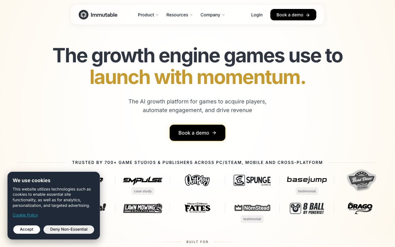 Immutable website