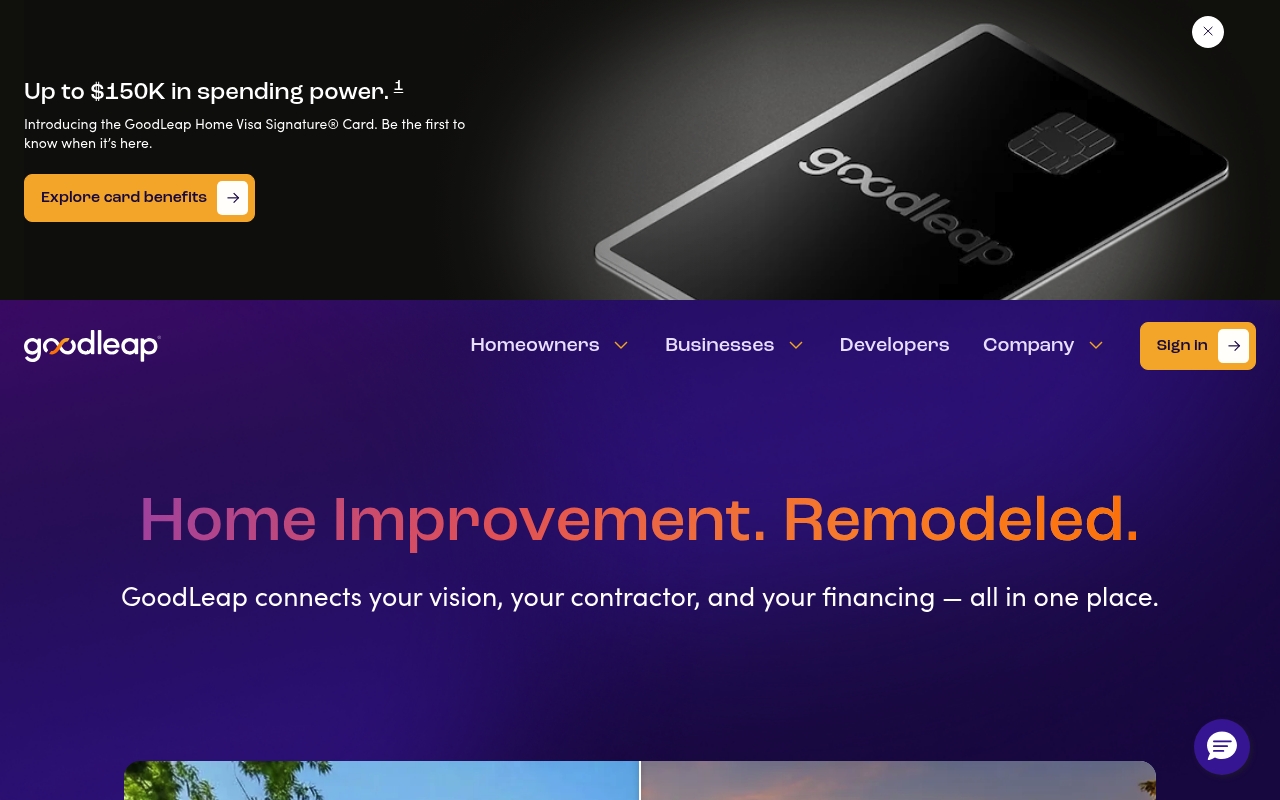 GoodLeap website
