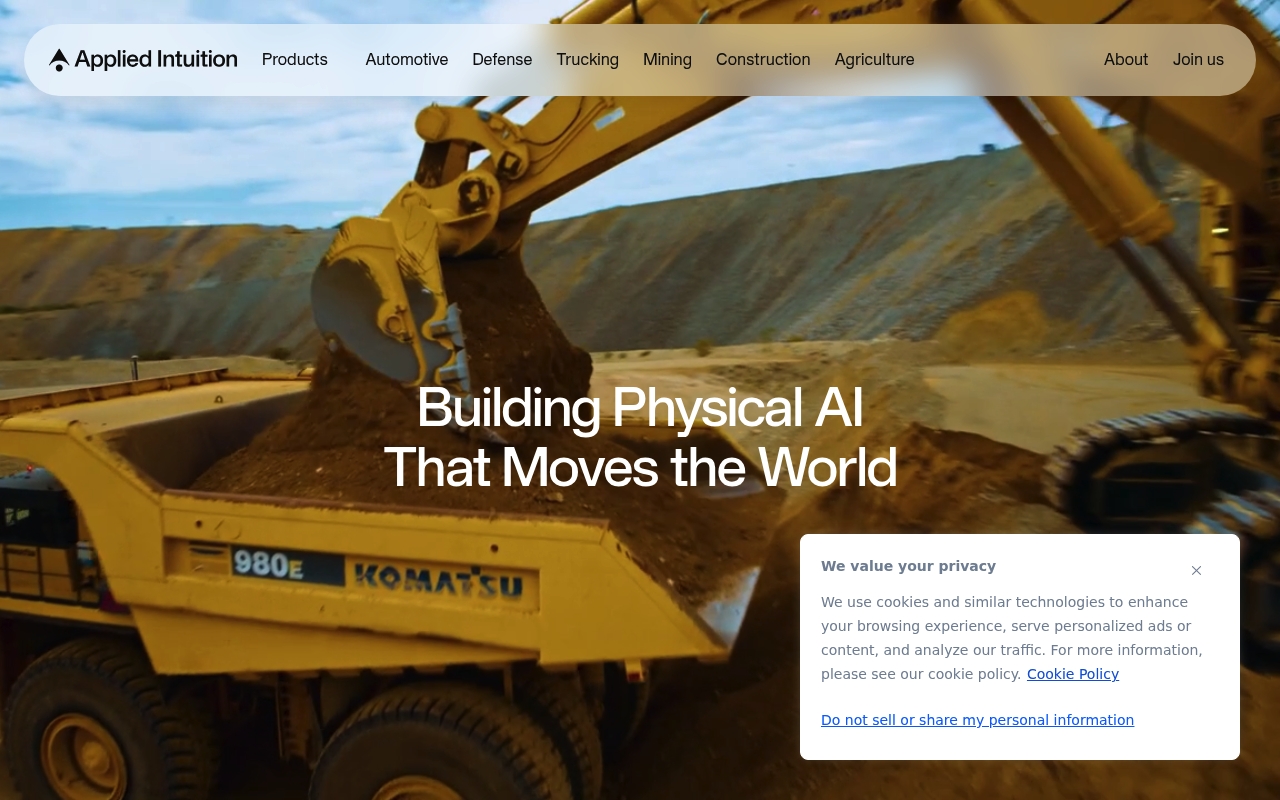 Applied Intuition website