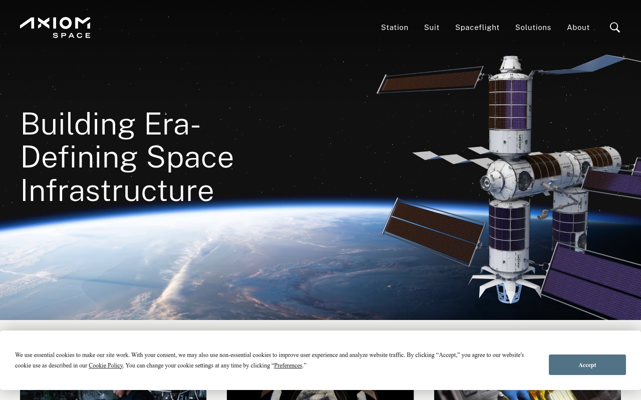 Axiom Space website