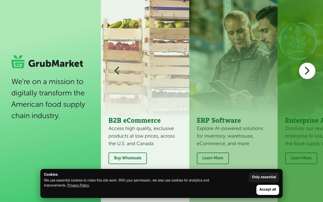 GrubMarket website