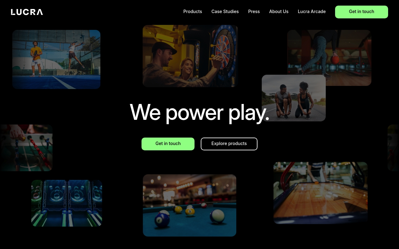 Lucra website