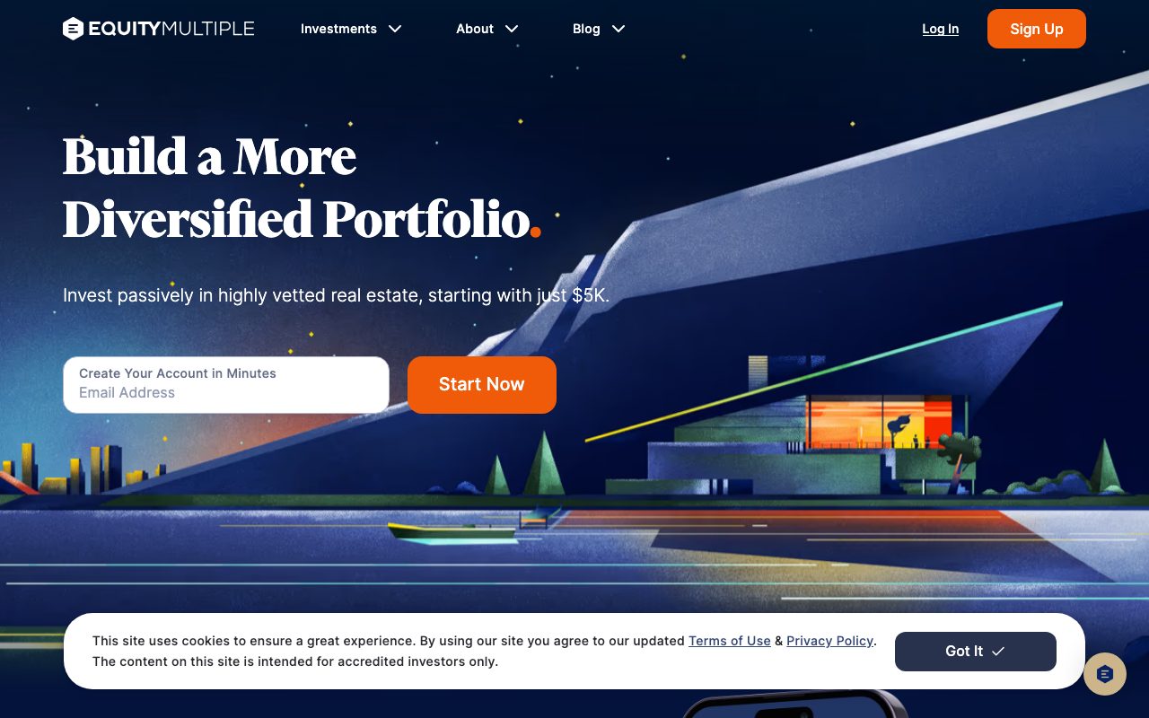 EQUITYMULTIPLE website