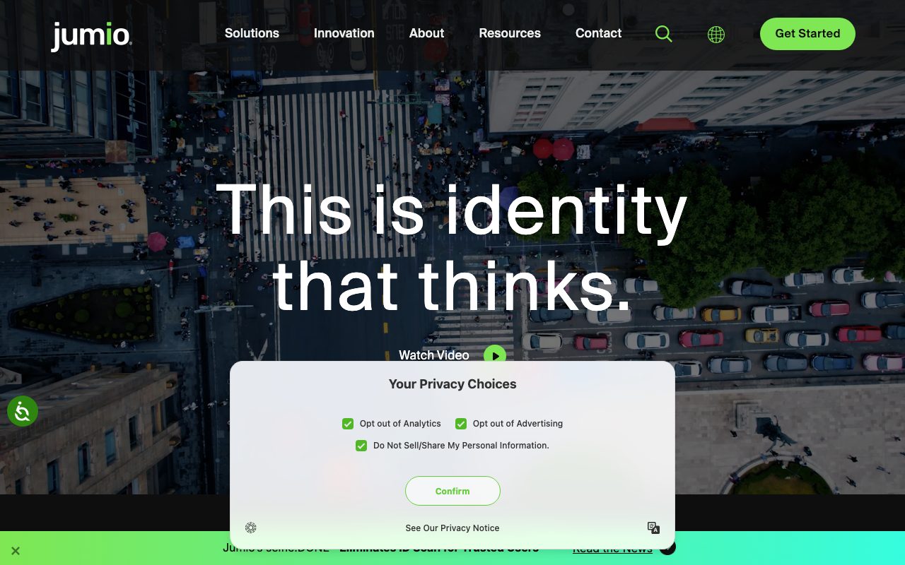 Jumio website