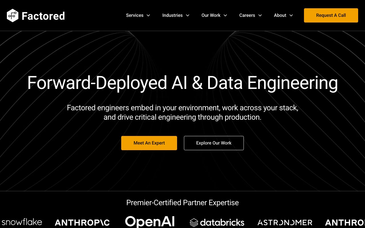 Factored website