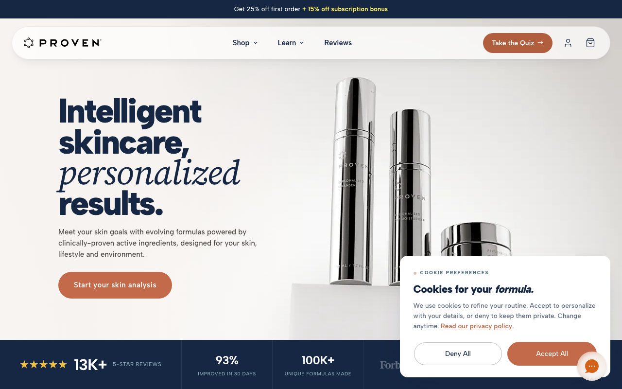 PROVEN website
