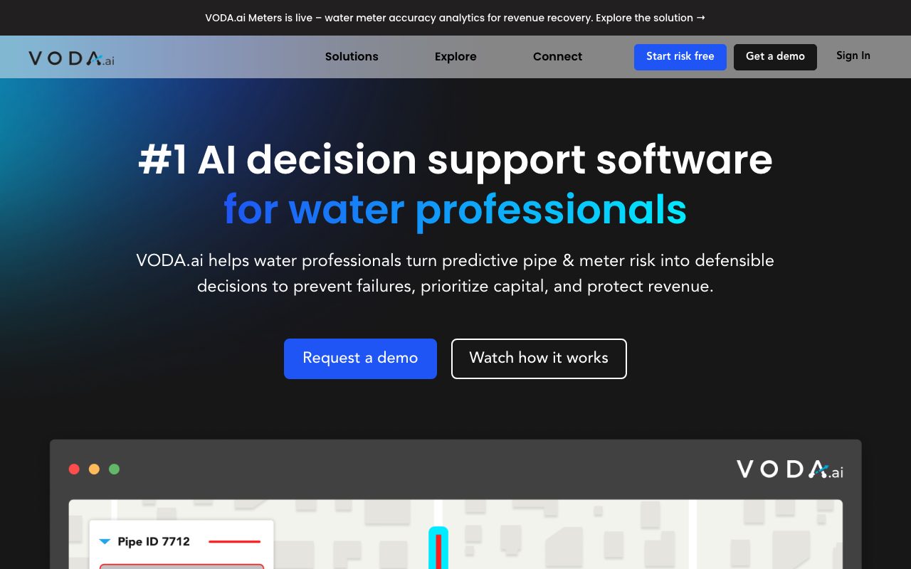 Voda.AI website
