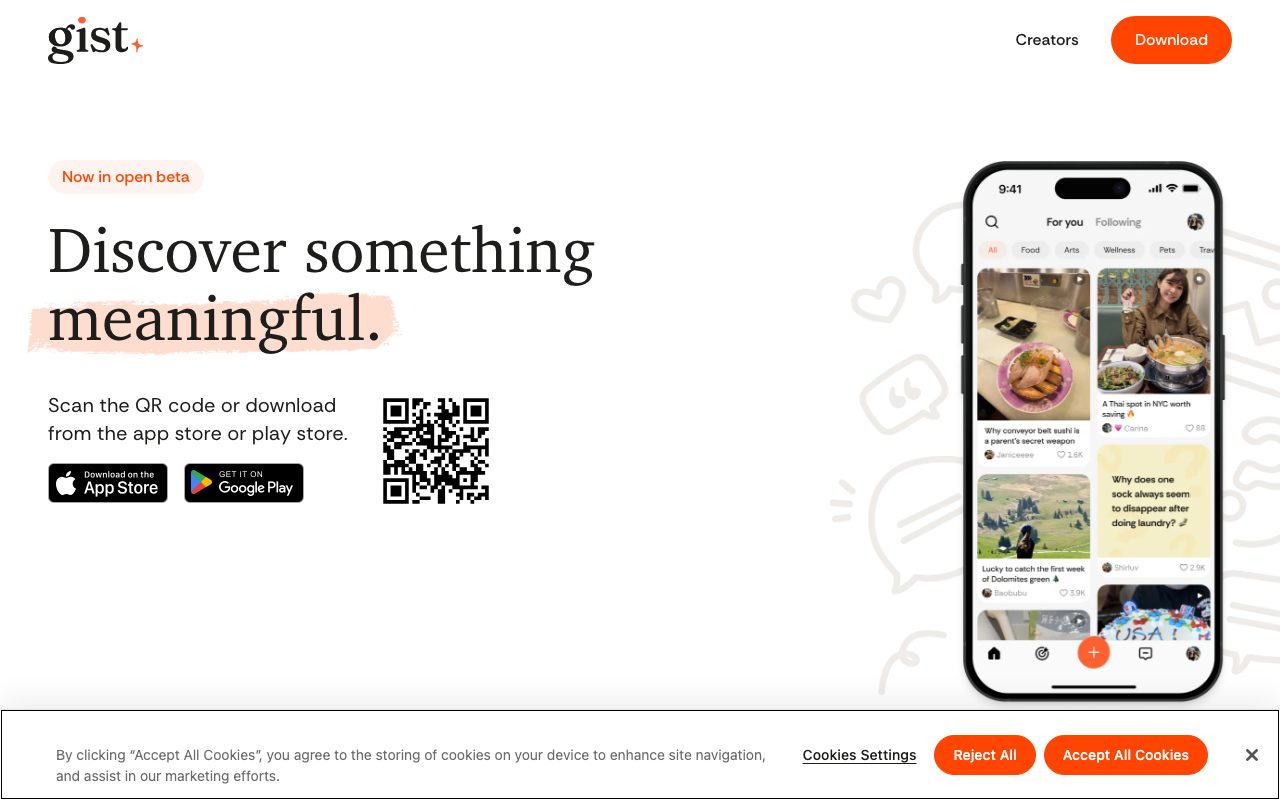 Gist website