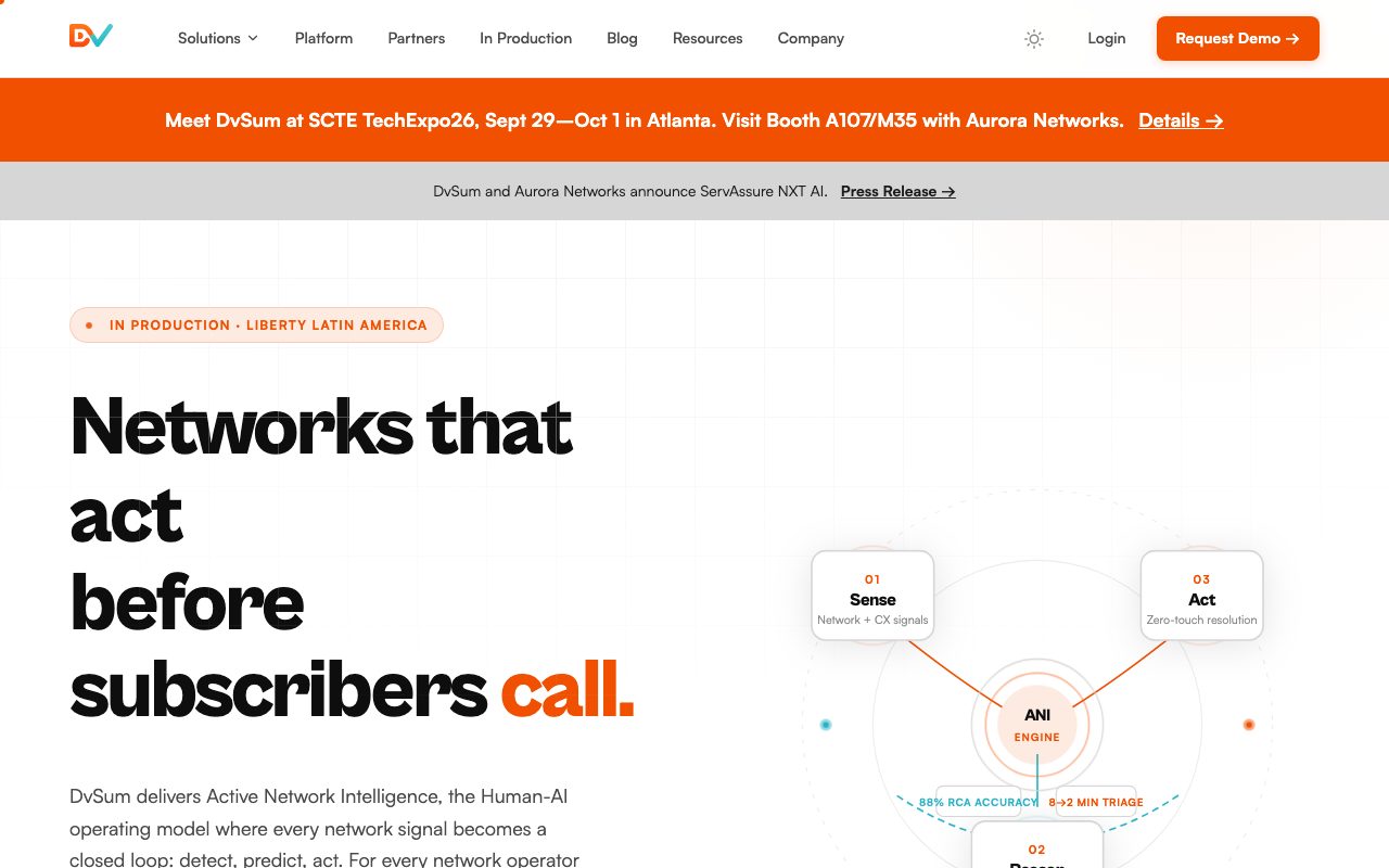 DvSum website