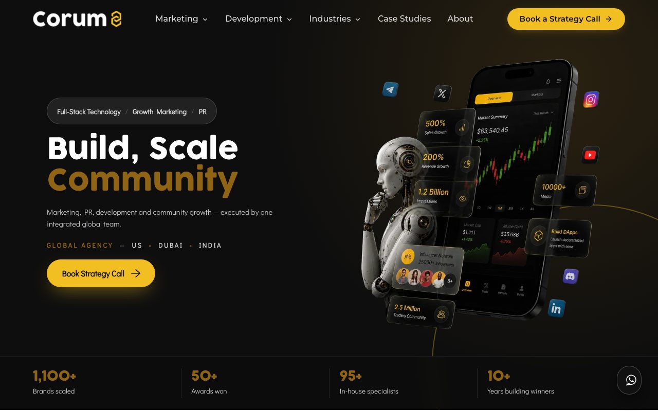 Corum8 website