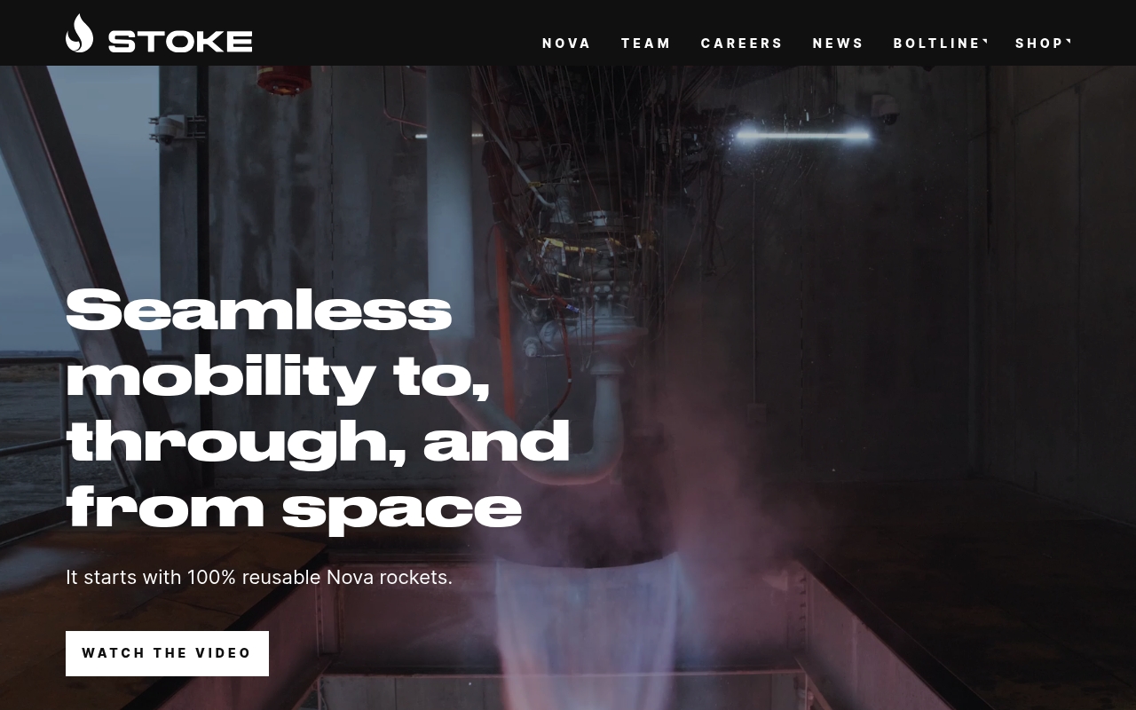 STOKE Space Technologies website