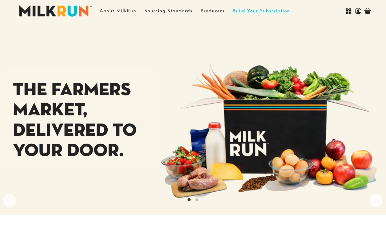 MilkRun website