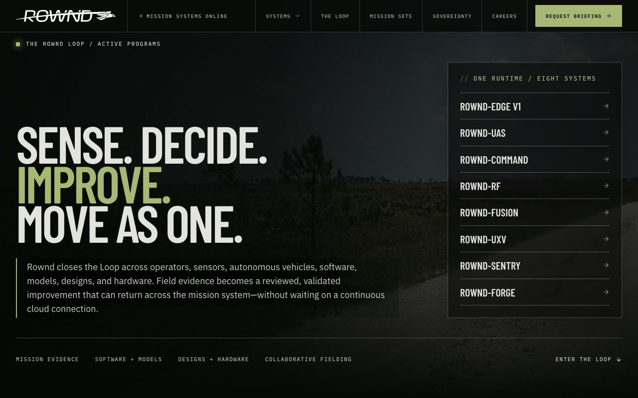 Rownd website
