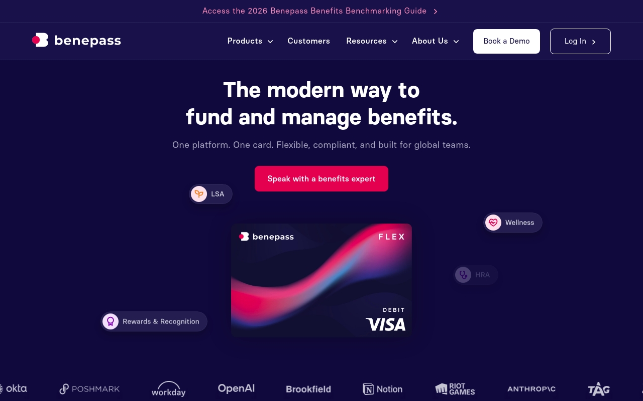 Benepass website