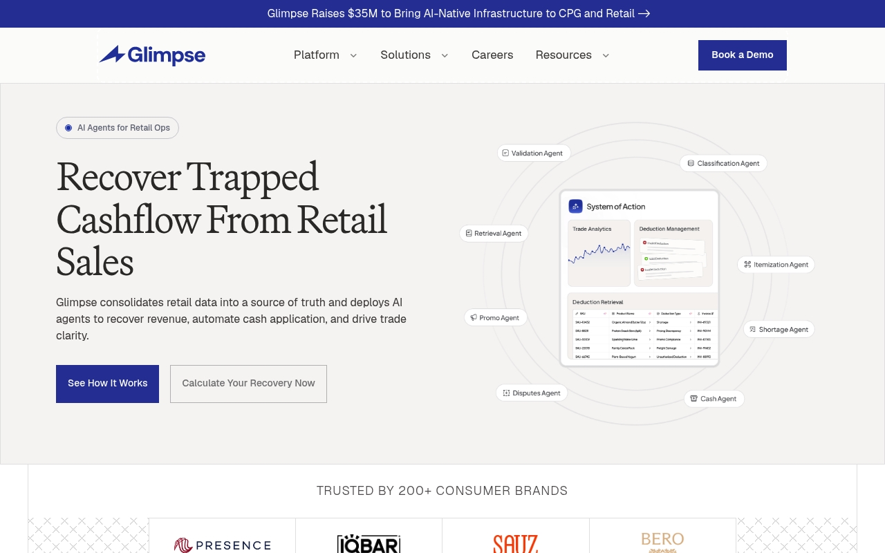 Glimpse website