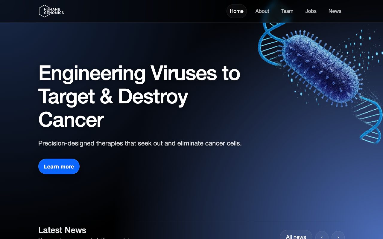 Humane Genomics website