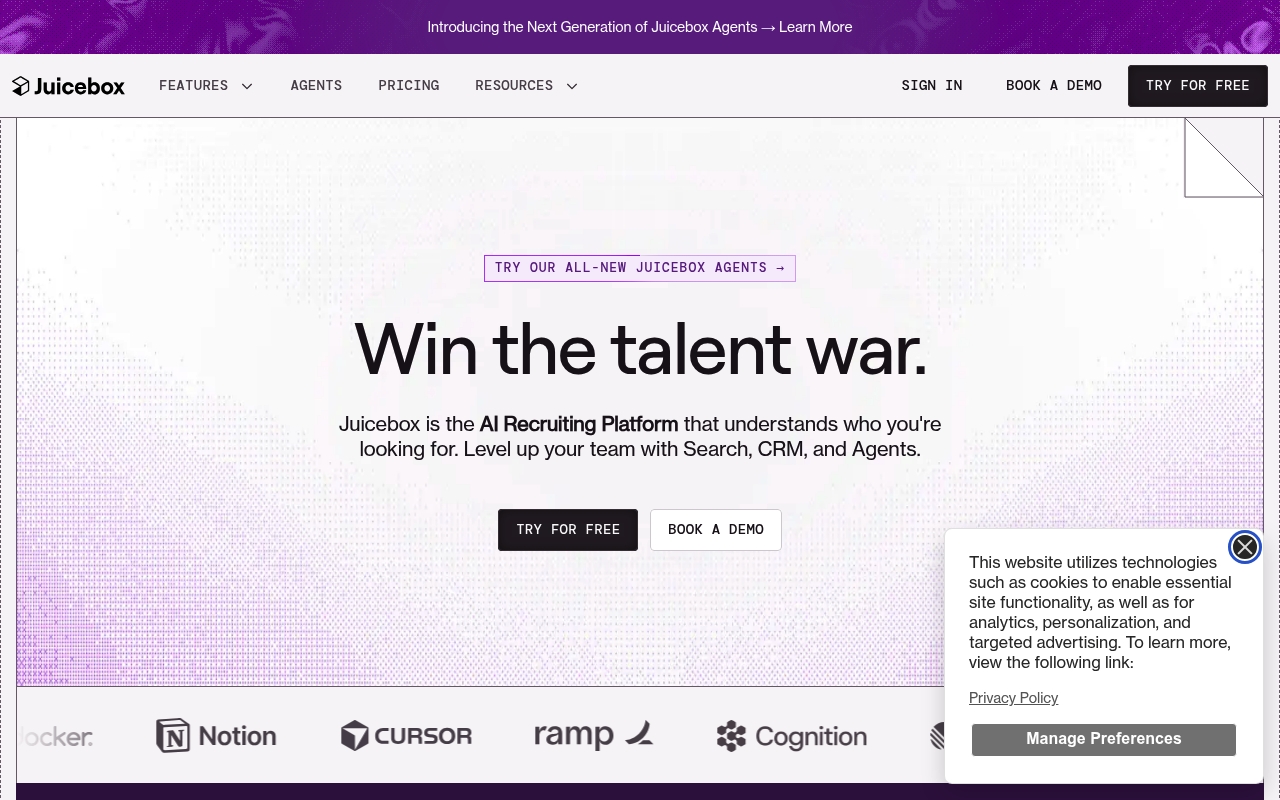 Juicebox website