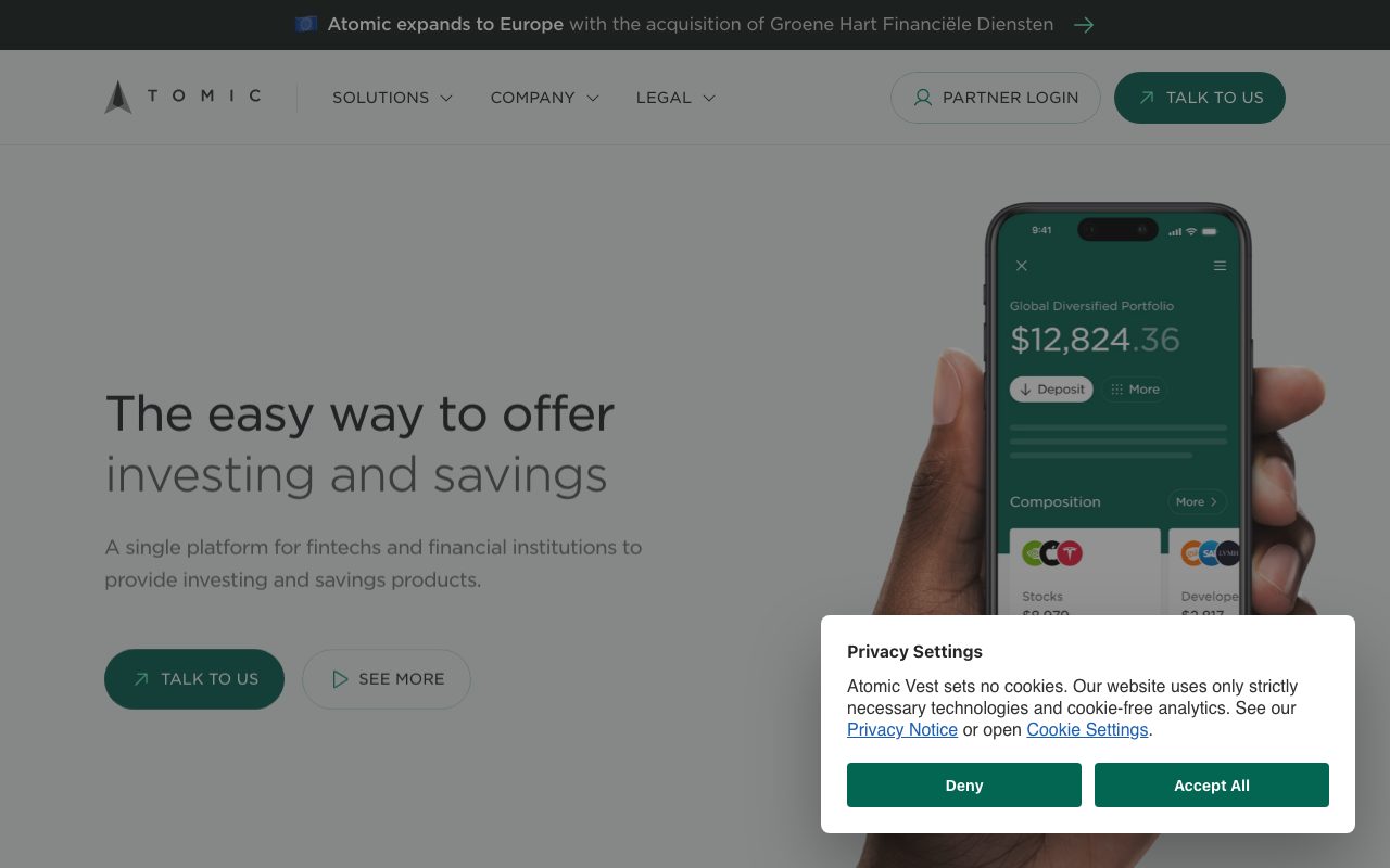 Atomic website