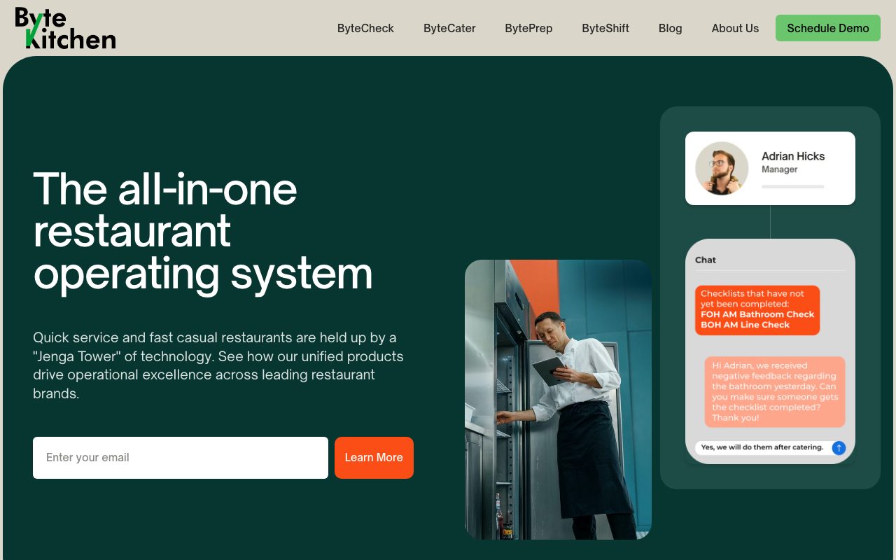 Byte Kitchen website