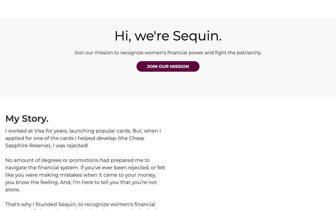 Sequin website