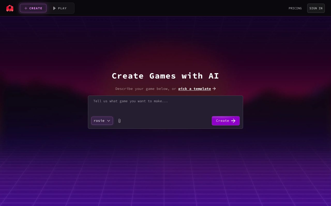 Rosebud AI website