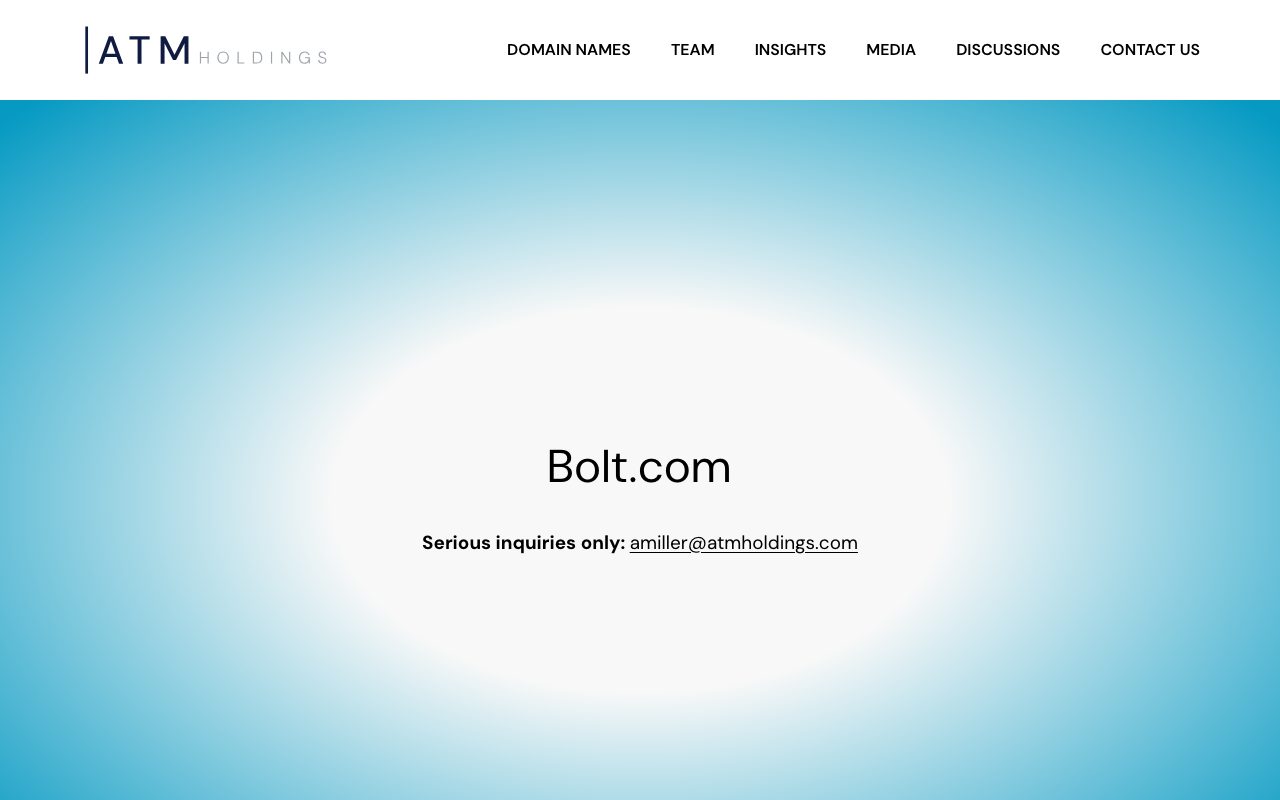 Bolt website