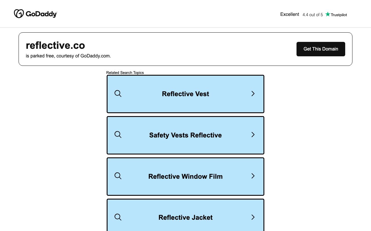 Reflective website