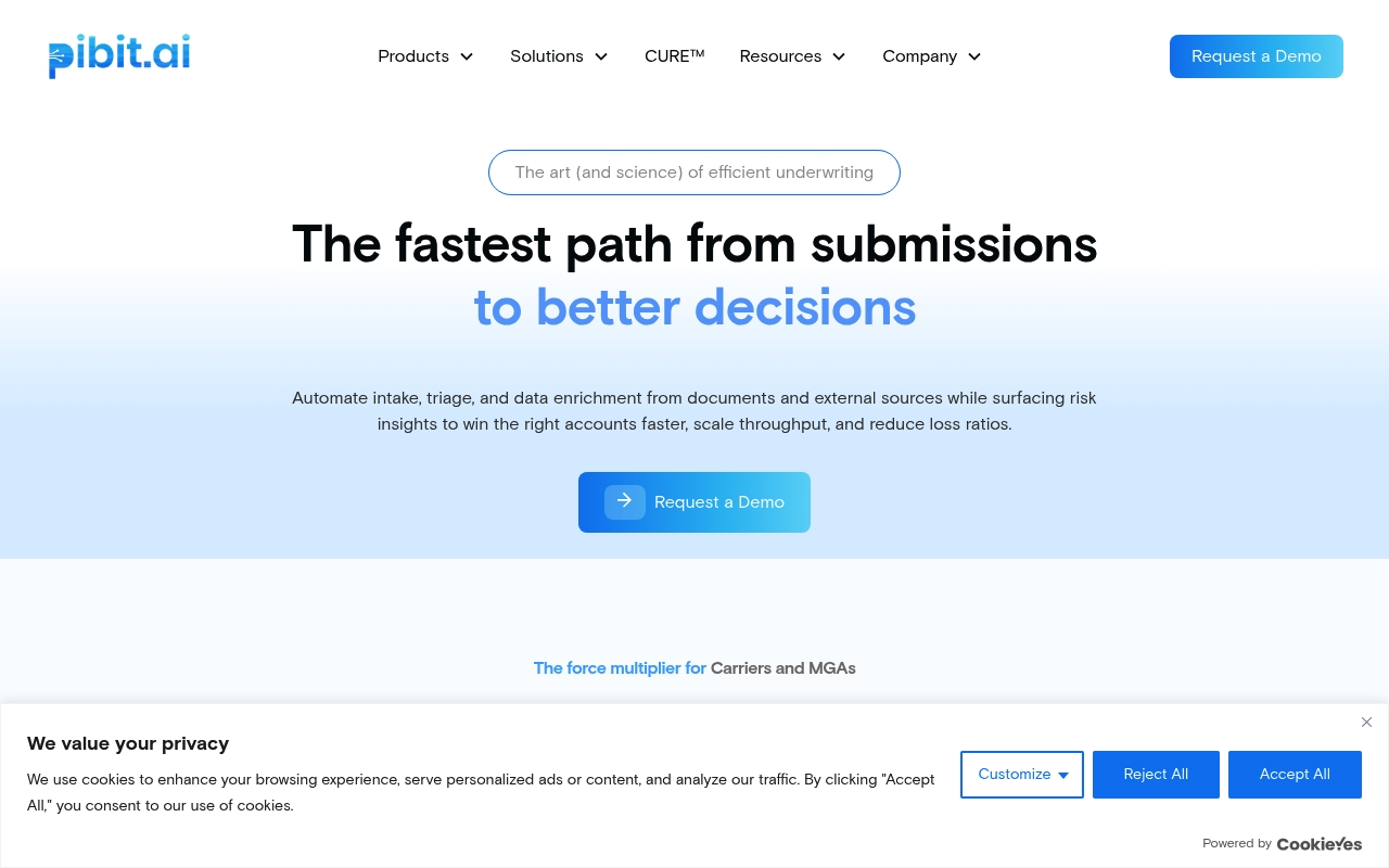 Pibit.ai website