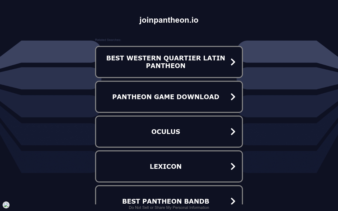 Pantheon website